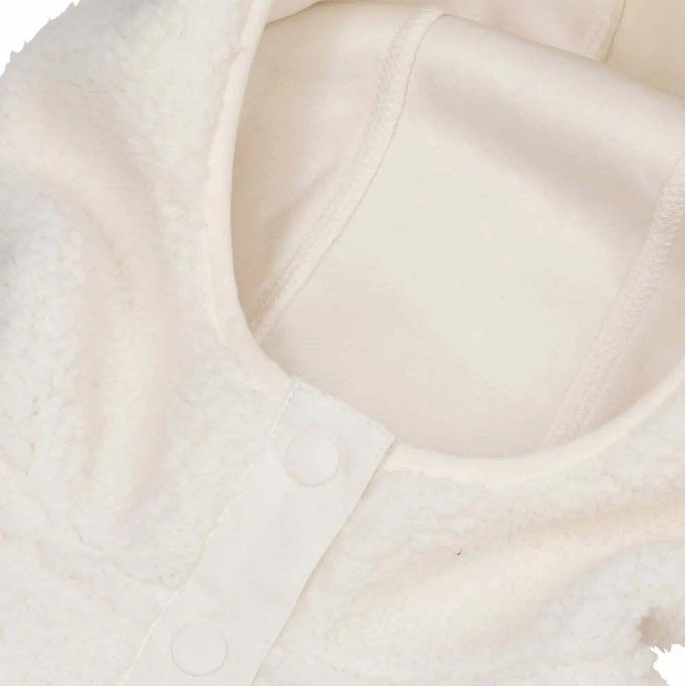 Urberg Women's Soft Pile Fleece Hoodie Cloud Dancer Hot