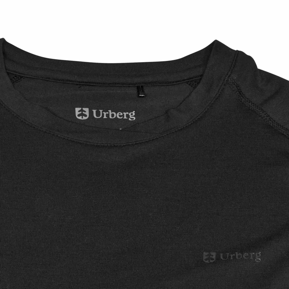 Urberg Women's Solid Tree Base Layer Top Black Beauty