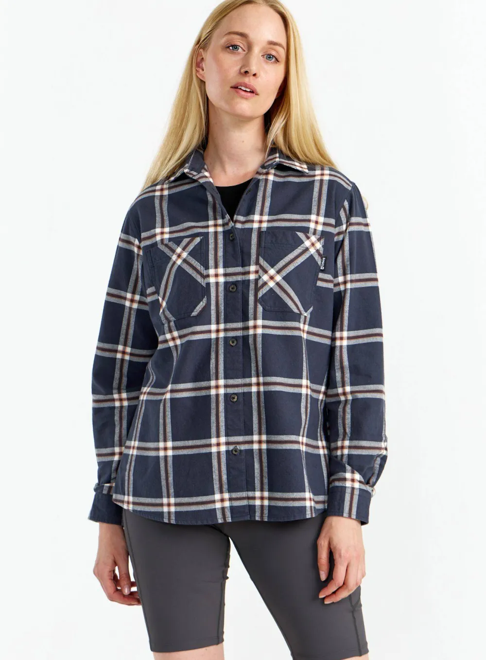 New Women's Two Pocket Flanell Shirt Damtröjor & Skjortor