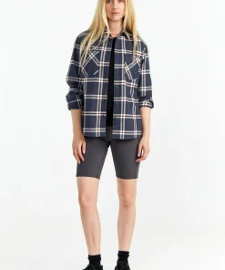 New Women's Two Pocket Flanell Shirt Damtröjor & Skjortor