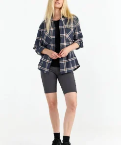 New Women's Two Pocket Flanell Shirt Damtröjor & Skjortor