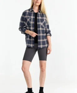 New Women's Two Pocket Flanell Shirt Damtröjor & Skjortor