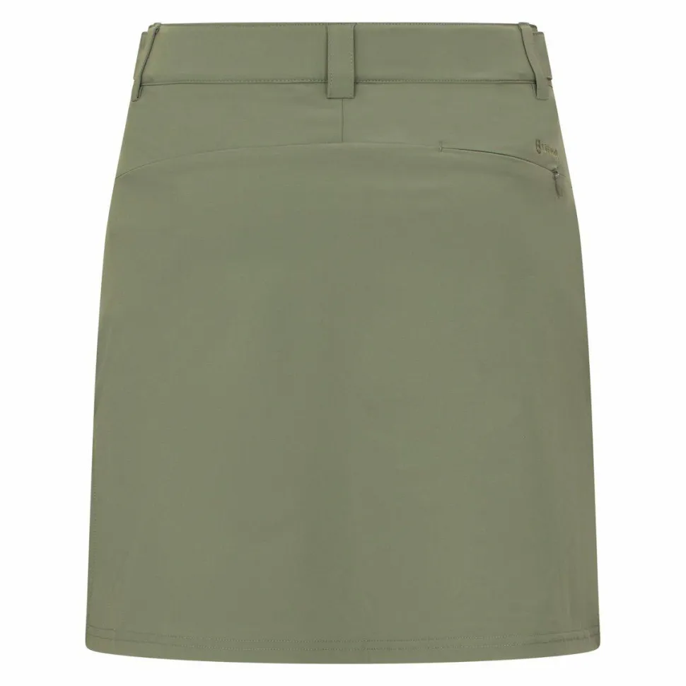 Urberg Women's Woven Stretch Hiking Skort Deep Lichen Green