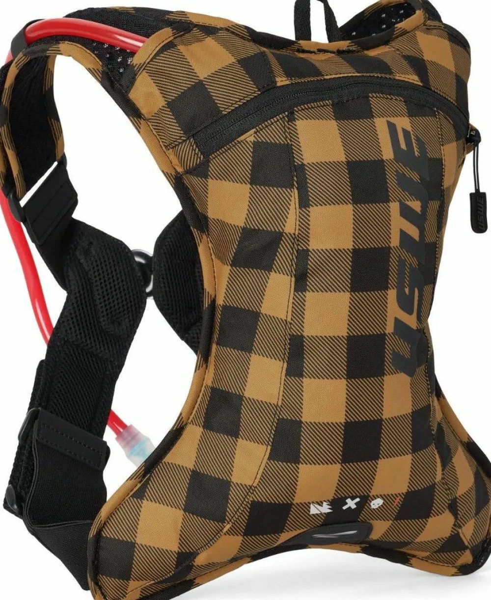 USWE Outlander 2L Hydration Pack Flannel Bronze/Black New