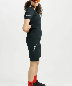 USWE Women's Hybrid MTB Bib Shorts Black Online