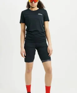 USWE Women's Hybrid MTB Bib Shorts Black Online