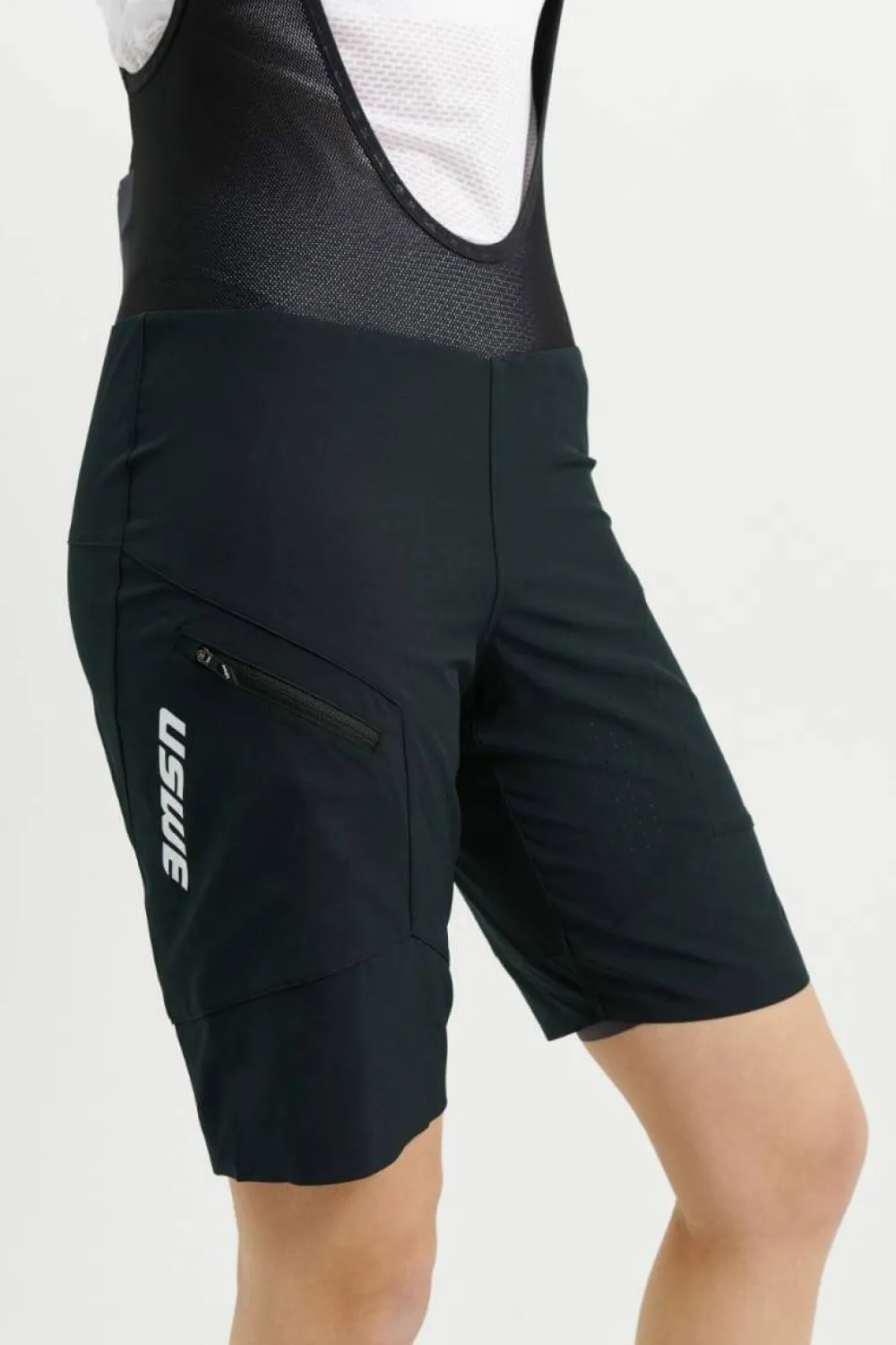 USWE Women's Hybrid MTB Bib Shorts Black Online