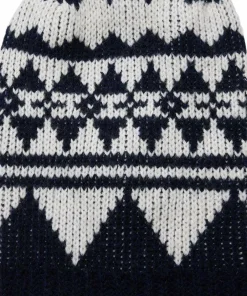 Varg Unisex Bräcke Knitted Balaclava Dark Blue With Off White Best