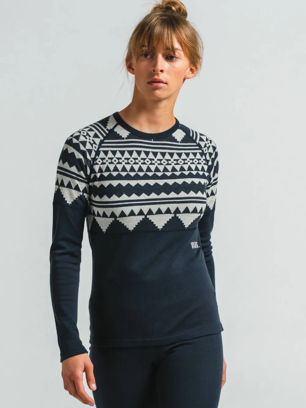 Varg Women's Mattmar Baselayer Top Ink Blue