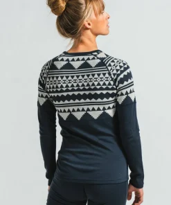 Varg Women's Mattmar Baselayer Top Ink Blue