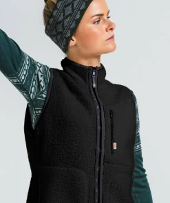 Varg Women's Vargön Fat Wool Vest Black Granite