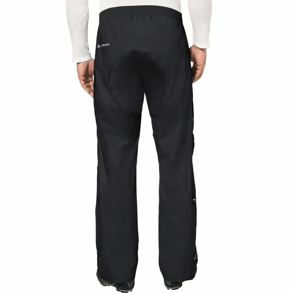 VAUDE Men's Drop II Rain Pants Black Uni