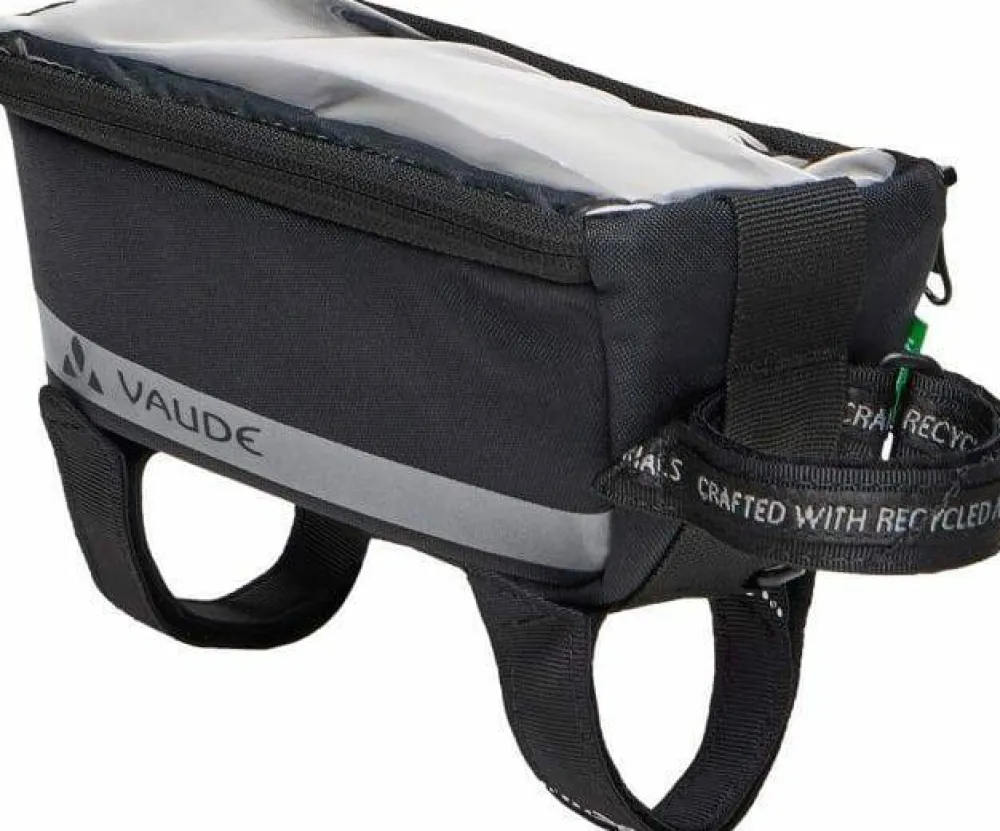 VAUDE Unisex Top Tube Phone Bag Black