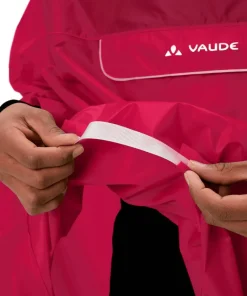 VAUDE Unisex Valdipino Rain Poncho Red Uni