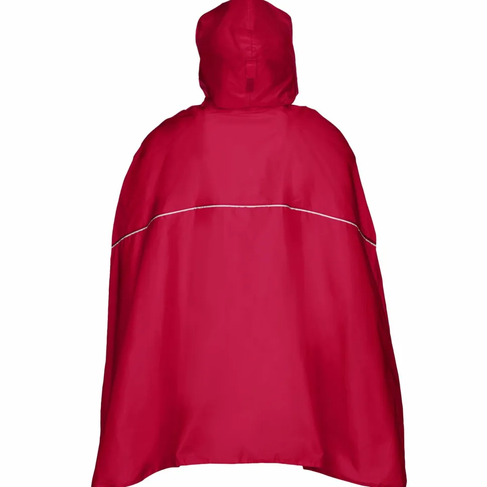 VAUDE Unisex Valdipino Rain Poncho Indian Red