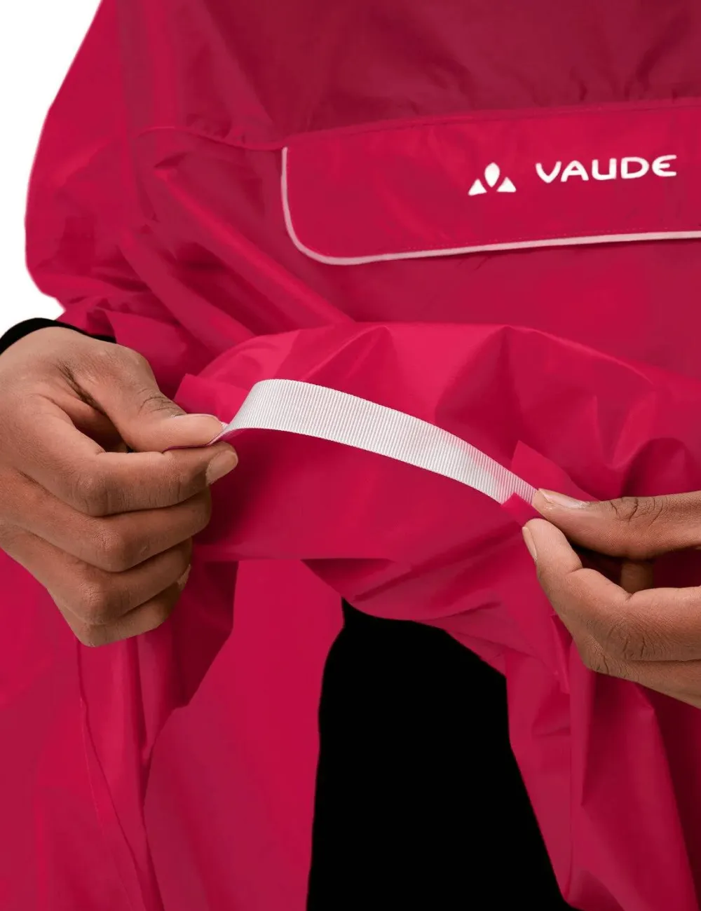 VAUDE Unisex Valdipino Rain Poncho Red Uni New