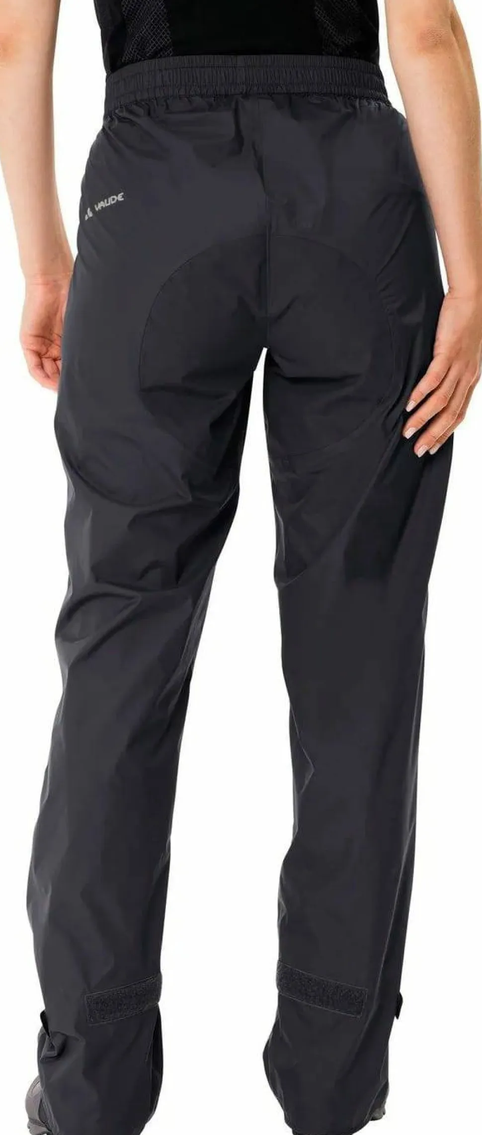 VAUDE Women's Drop II Rain Pants Black/Black