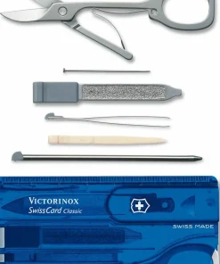 Victorinox Swiss Card Classic Blue Transparent