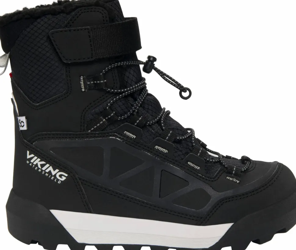 Viking Footwear Juniors Constrictor Warm Sc Waterproof 1v Sl Black