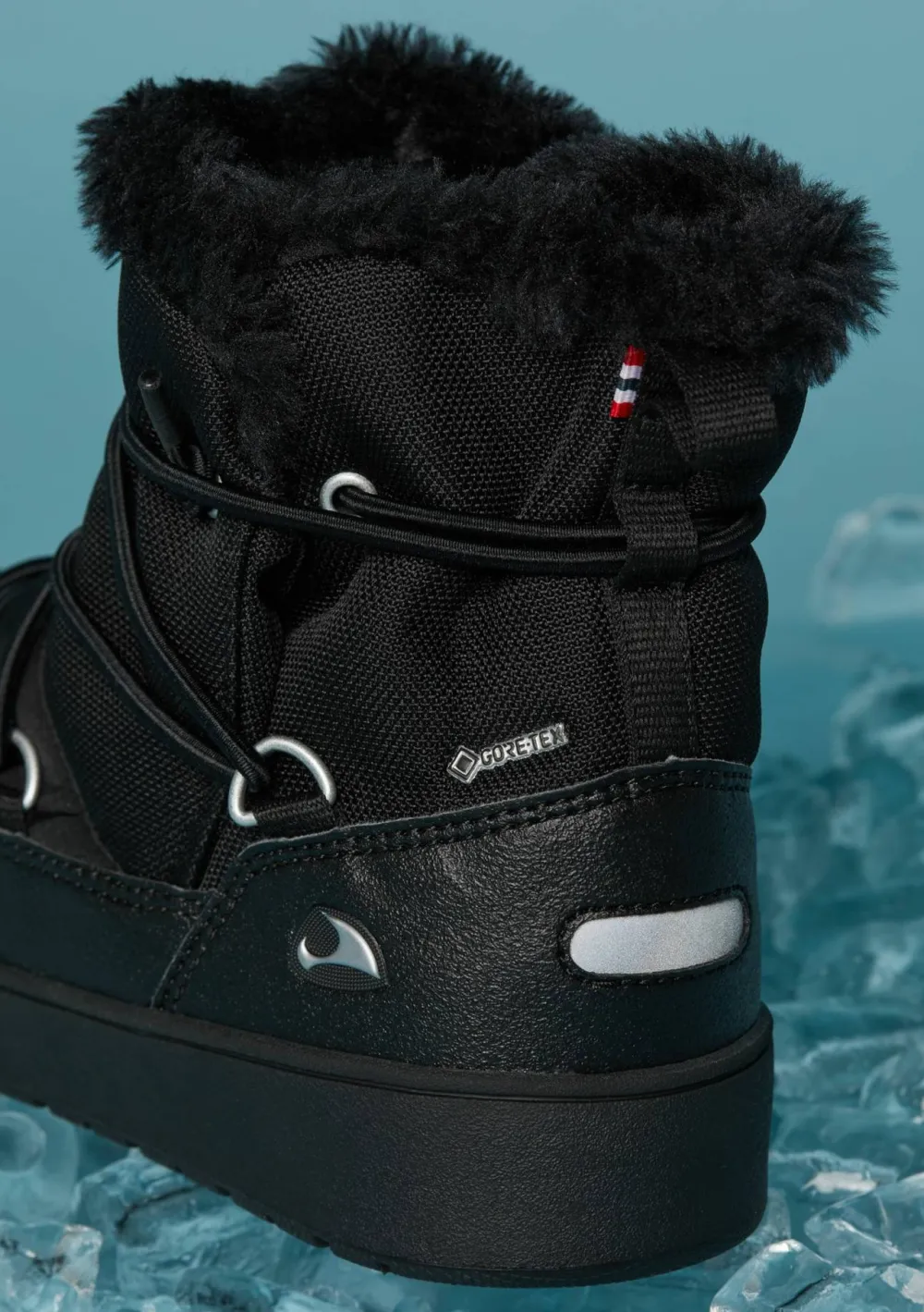 Viking Footwear Junior's Snøfnugg GORE-TEX Black Discount