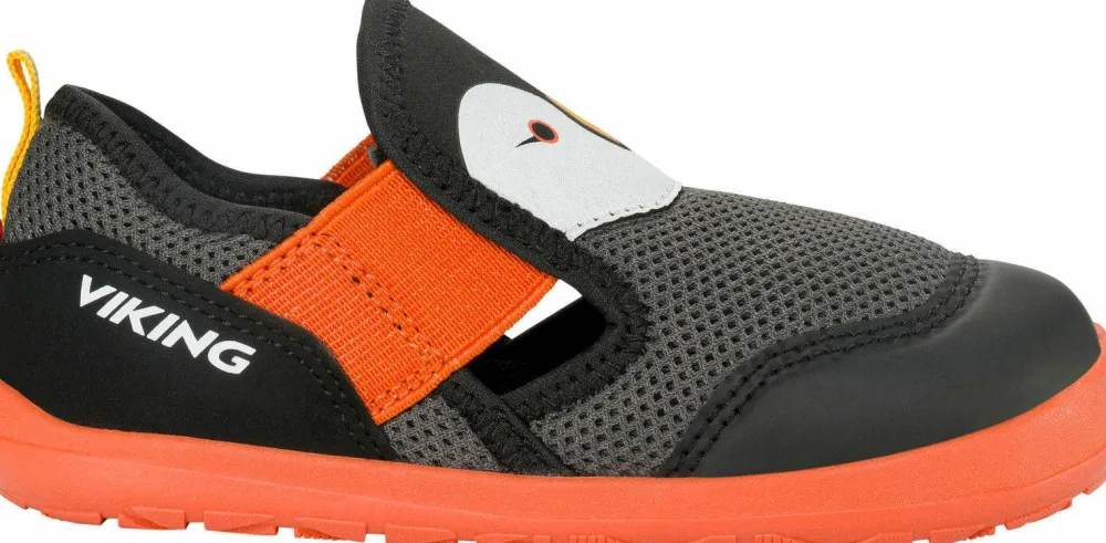 Viking Footwear Kids' Alv Barefoot Paw Sandal Black Discount