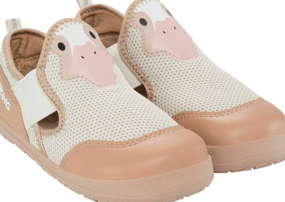 Viking Footwear Kids' Alv Barefoot Paw Sandal Beige