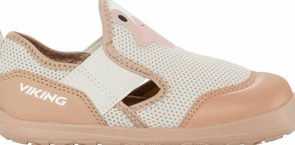 Viking Footwear Kids' Alv Barefoot Paw Sandal Beige
