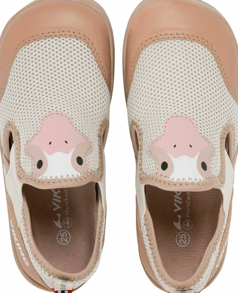 Viking Footwear Kids' Alv Barefoot Paw Sandal Beige