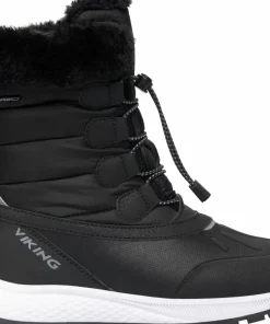 Viking Footwear Kids' Equip Warm Waterproof Zip Black/Granite Best