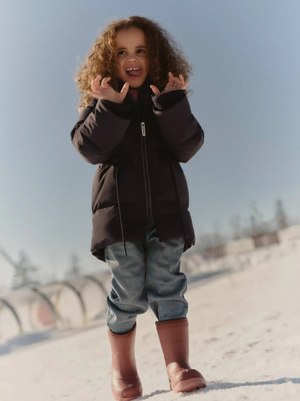 Hot Kids' Expower Winter Down Parka Barn Barnjackor & Västar