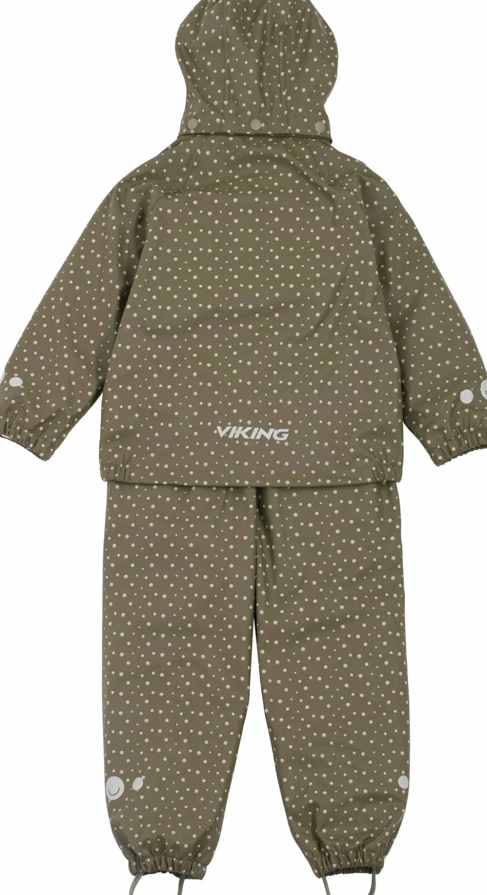 Viking Footwear Kids' Jolly Print Rainset Olive