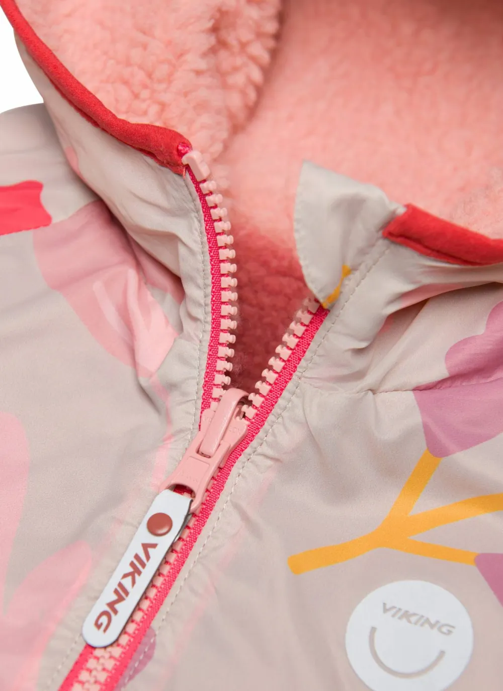 Viking Footwear Kids' Play Reversible Pile Jacket Light Pink Online