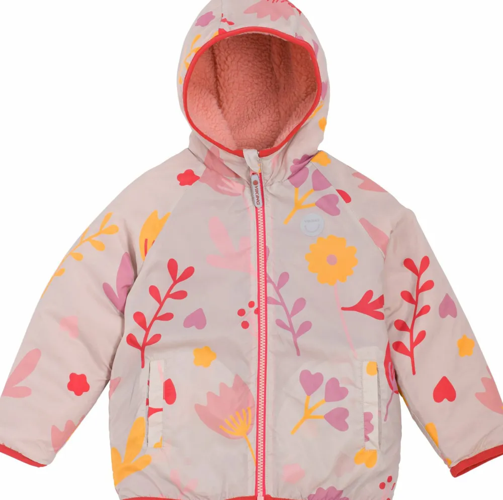 Viking Footwear Kids' Play Reversible Pile Jacket Light Pink Online