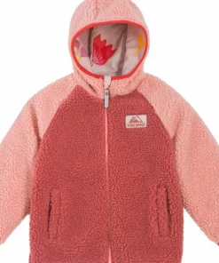 Viking Footwear Kids' Play Reversible Pile Jacket Light Pink Online
