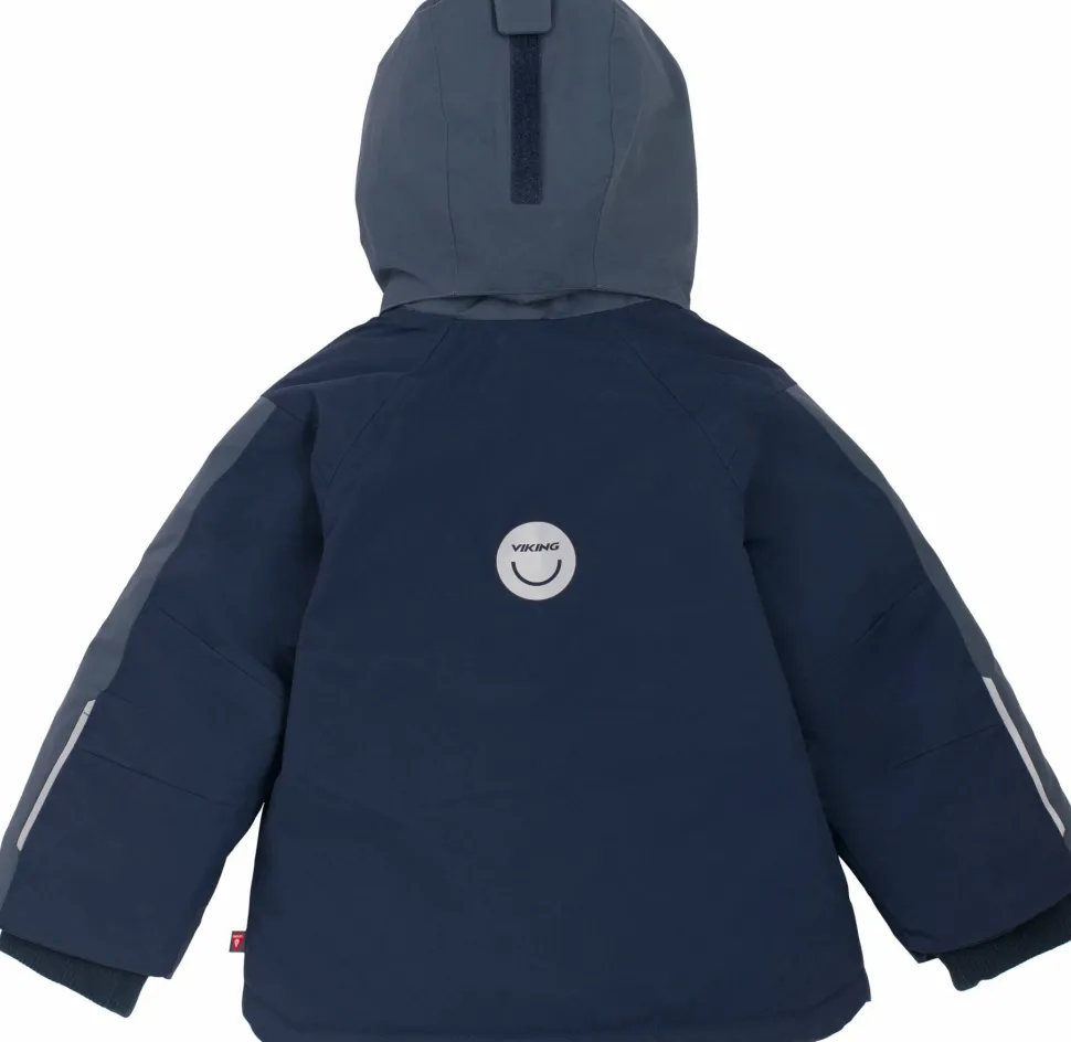 Viking Footwear Kids' Play Winter Jacket Thermal Navy