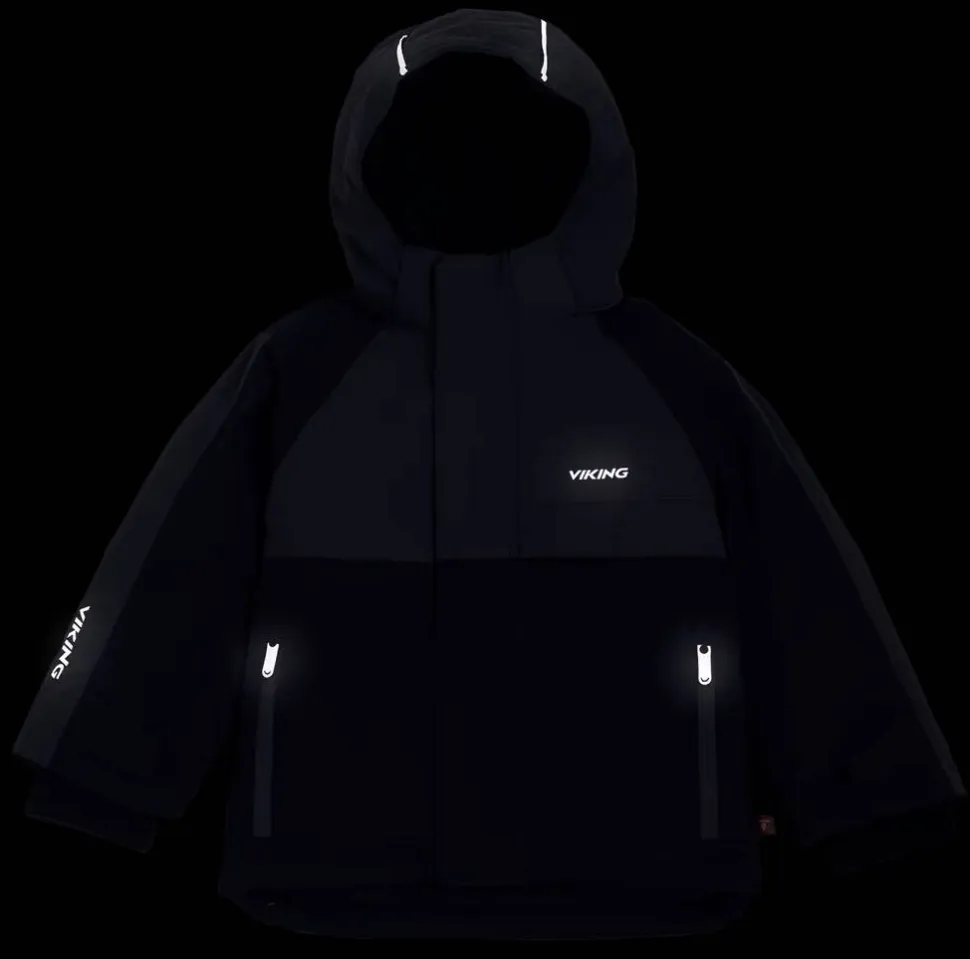 Viking Footwear Kids' Play Winter Jacket Thermal Navy