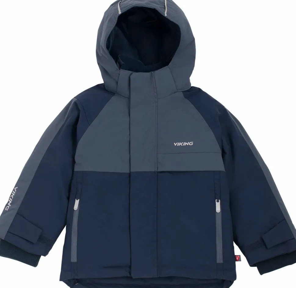 Viking Footwear Kids' Play Winter Jacket Thermal Navy