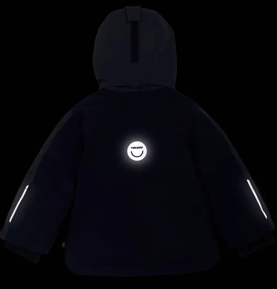 Viking Footwear Kids' Play Winter Jacket Thermal Navy