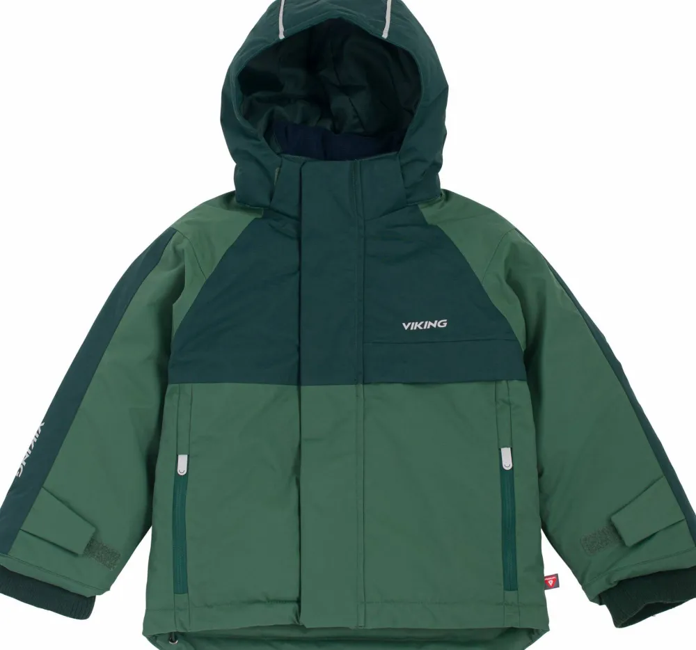 Viking Footwear Kids' Play Winter Jacket Thermal Dark Green Best