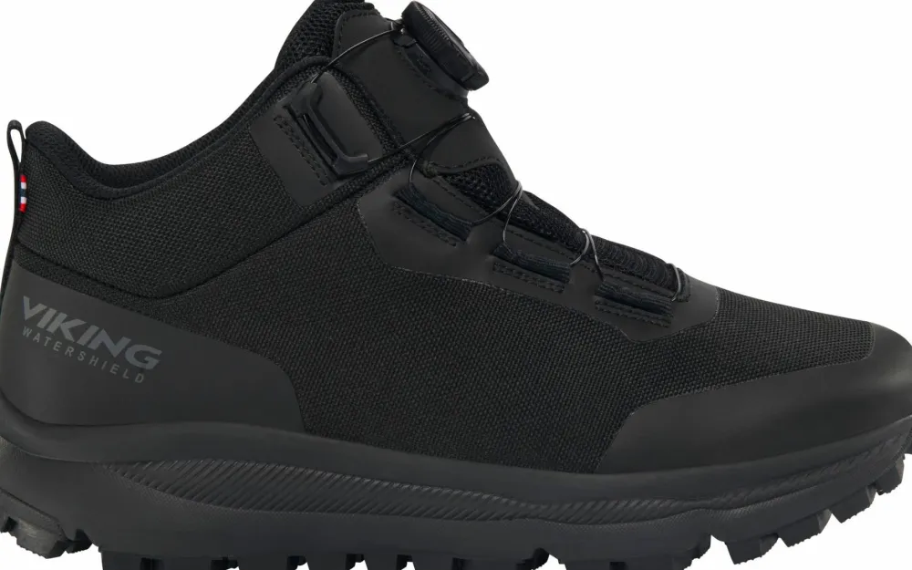 Viking Footwear Men's Stride Mid Spike Waterproof Black