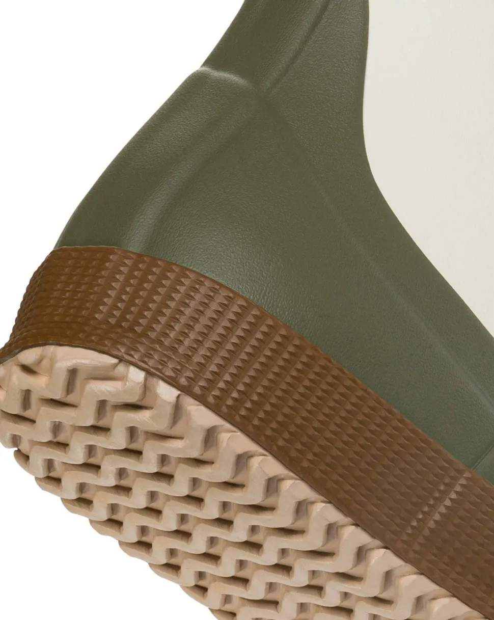 Viking Footwear Seilas Heritage Rubber Boot Olive/brown