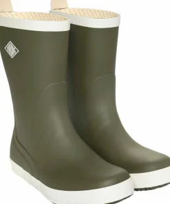 Viking Footwear Seilas Heritage Rubber Boot Olive/eggshell