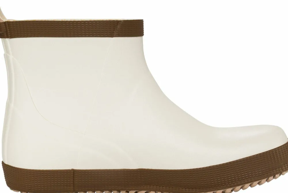 Viking Footwear Seilas Heritage Low Rubber Boot Cream/Brown Hot