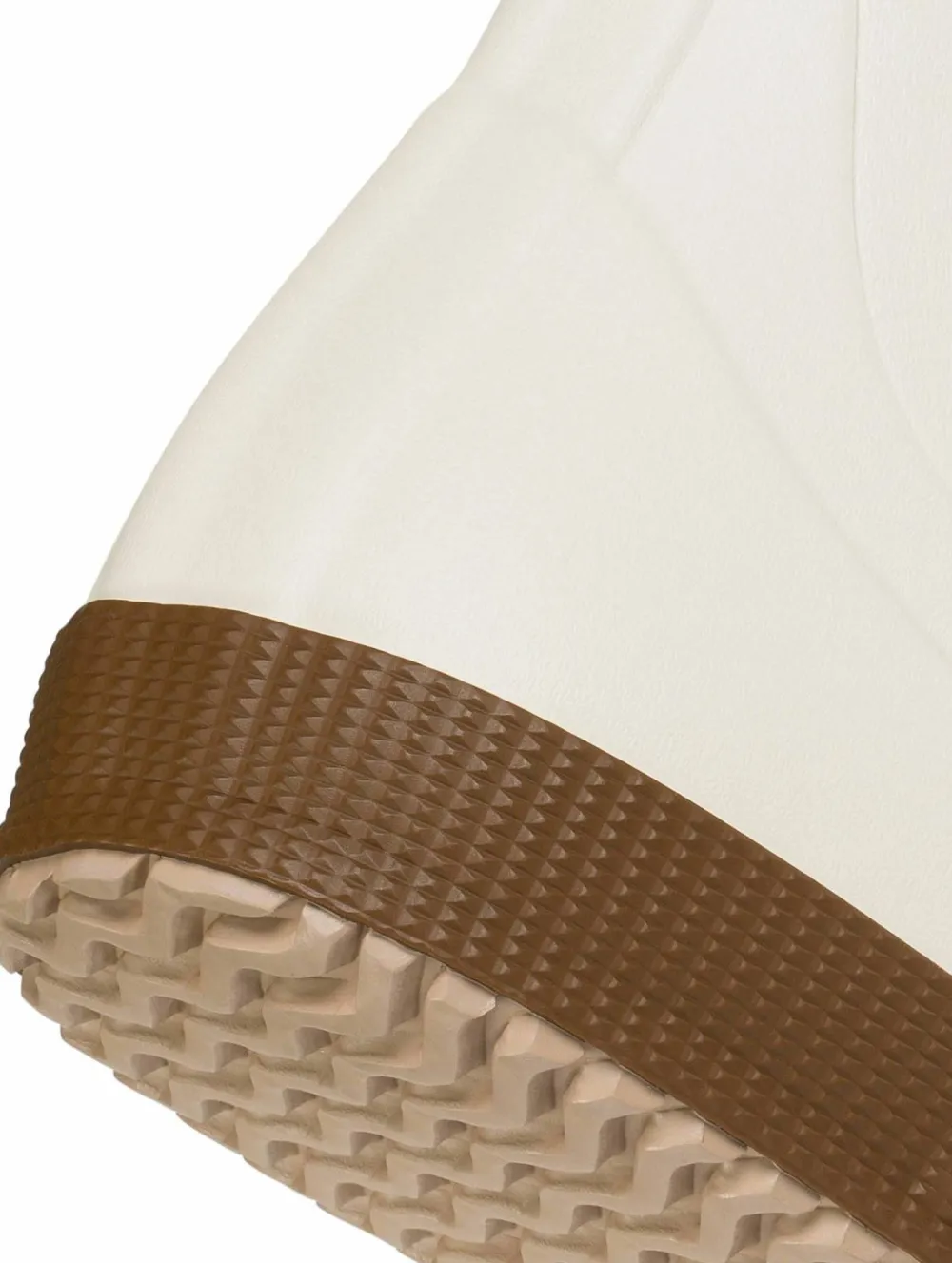 Viking Footwear Seilas Heritage Low Rubber Boot Cream/Brown Hot