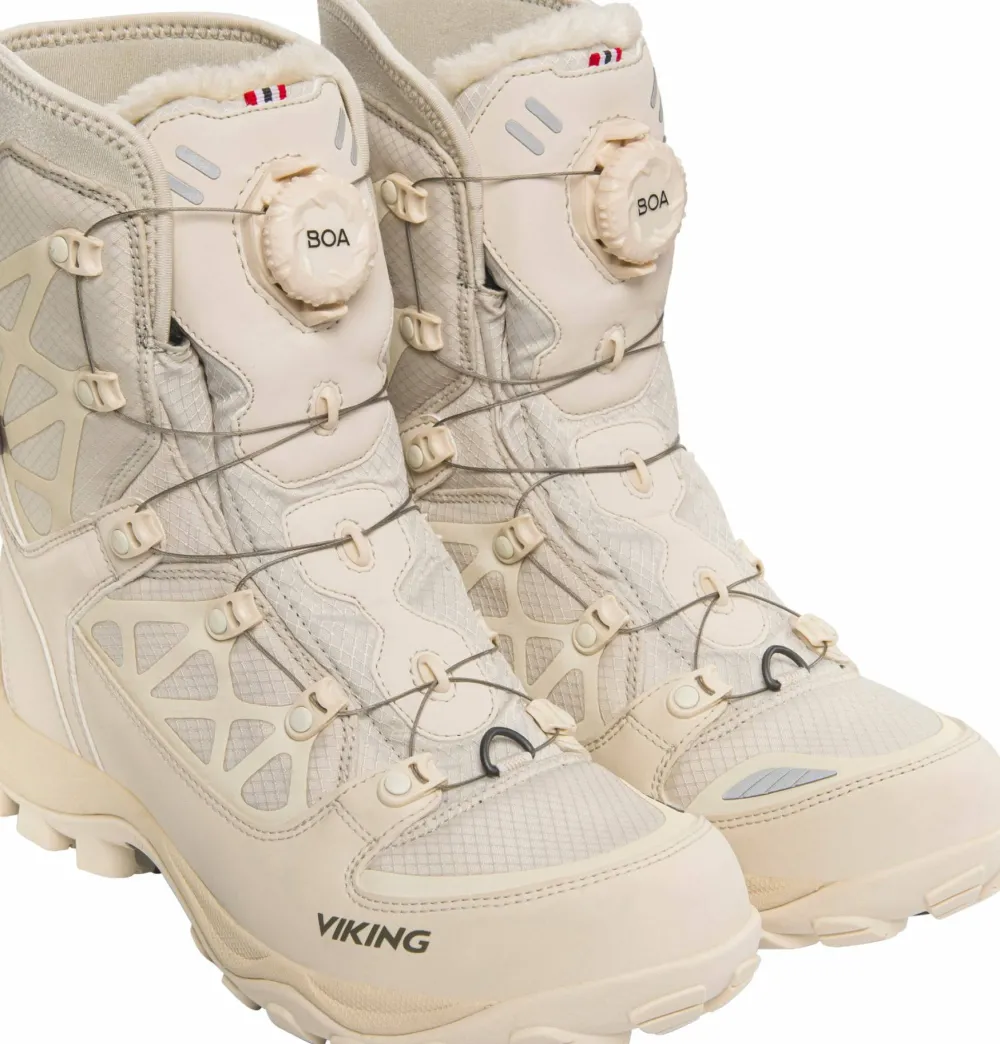 Viking Footwear Unisex Constrictor III High Waterproof Boa Cream Hot