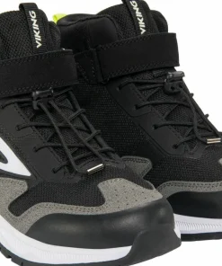 Viking Footwear Viking Juniors' Century Mid Waterproof 1V Speedlace Black/Lime Best