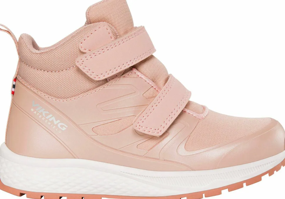 Viking Kids' Equip Mid Waterproof 2V Light Pink