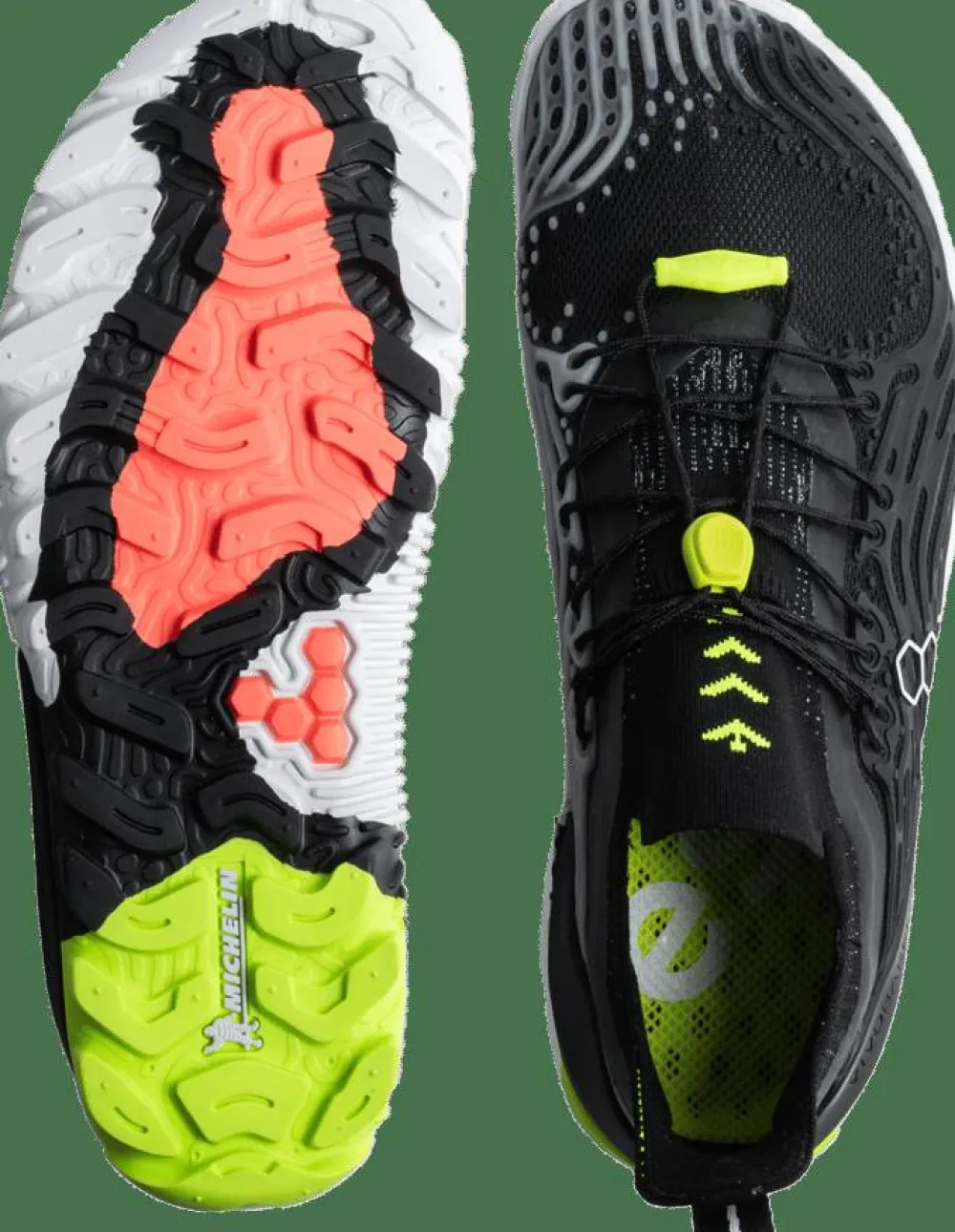 Vivobarefoot Men's Hydra ESC Obsidian/Safety Yellow Best
