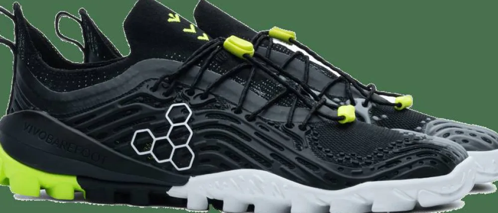Vivobarefoot Men's Hydra ESC Obsidian/Safety Yellow Best