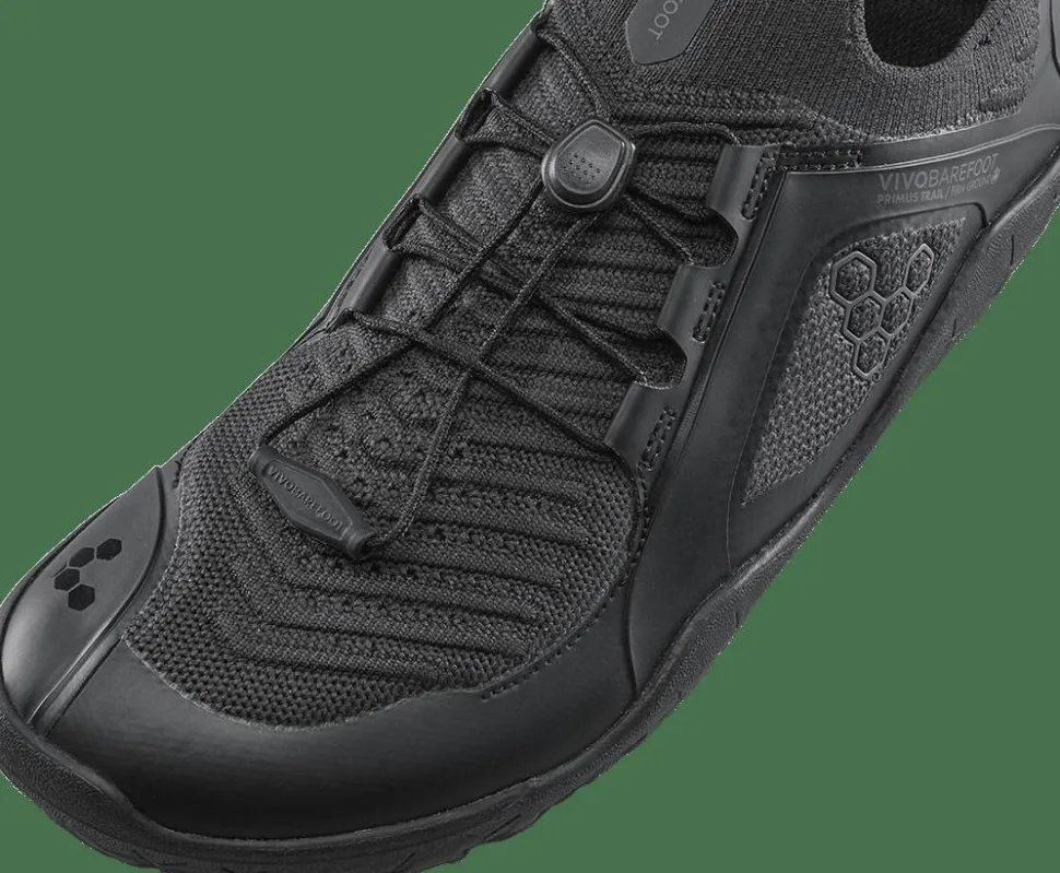 Vivobarefoot Men's Primus Trail Knit FG Obsidian/Obsidian